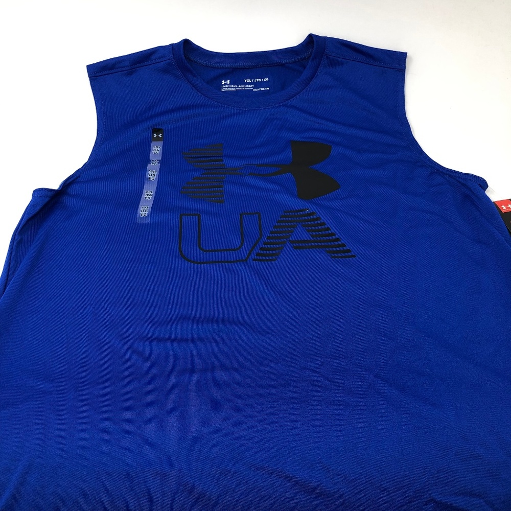 Under Armour NWT Blue Sleeveless HeatGear